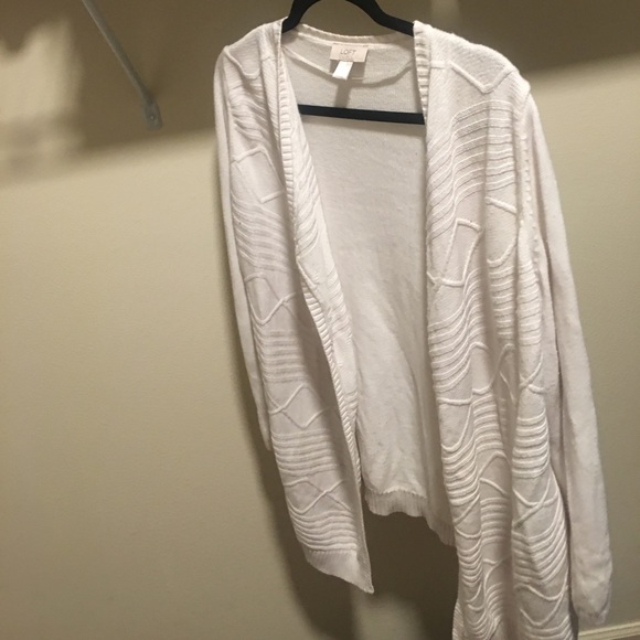 white Loft sweater - Picture 2 of 2
